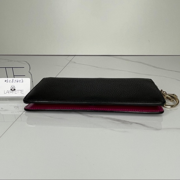 Dior Leather Flap Long Wallet-Black - Picture 4 of 5